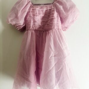 Abercrombie Kids Light Pink Smocked Dress